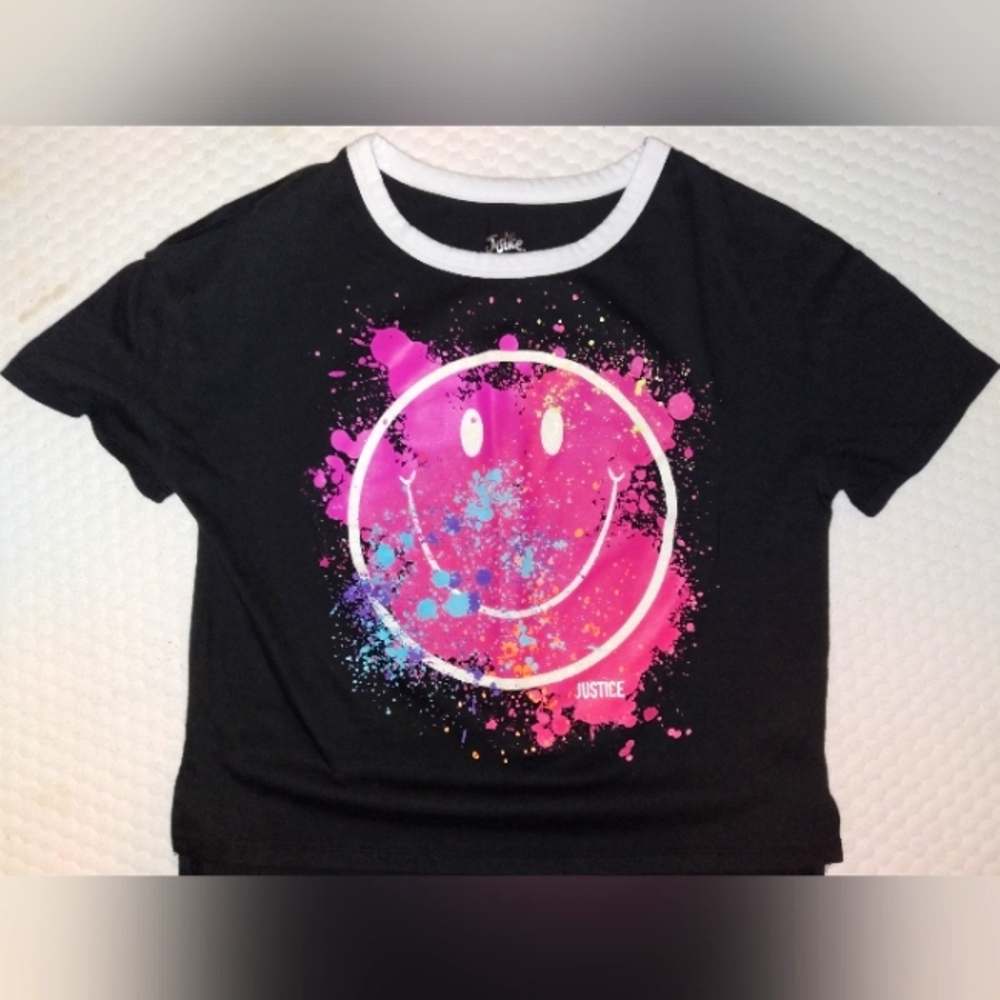 Girls Justice size 10 graphic t shirt